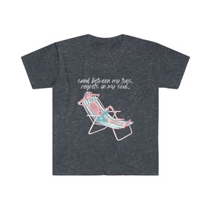 Summer Skeleton Beach Regrets T-Shirt | Funny Summer Vibes Tee