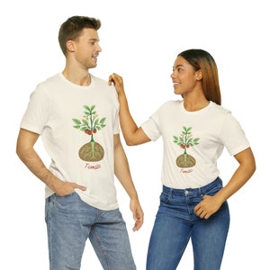 Tomato Plant T-Shirt | Classic Unisex Jersey Tee | Garden Gift