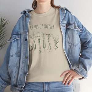 Chaos Gardener Roots Unisex schweres Baumwoll-T-Shirt