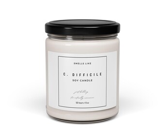 Riecht nach C. Diff Scented Soy Candle, 9oz - eigentlich Zimt