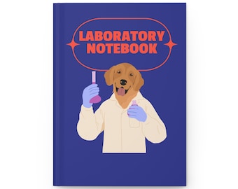 Ein Labrador im Laborkittel, süßes Geschenk für Wissenschaftler