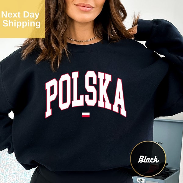 Polska Sweatshirt, Poland Sweatshirt, Poland Flag, Gift For Polish American, Poland Sweatshirt, Polish Crewneck, Babcia Gift, Warszawa