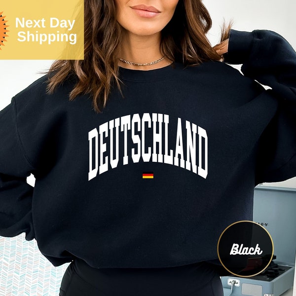 Deutschland Germany Sweatshirt, Deutschland Flag Hoodie, Deutschland Unisex Sweatshirt, Europe Travel Gift, Deutschland Travel Hoodie