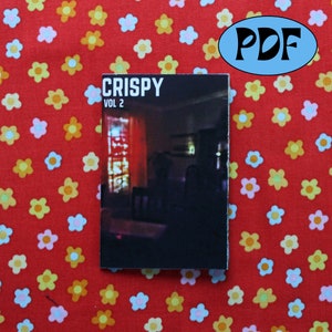 Crispy Vol. 2 | printable digital photo zine, visual perzine on young adulthood and coming of age, PDF and PNG for download