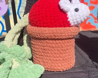 Rat-ish radish rat garden friend vegetable amigurumi crochet plush