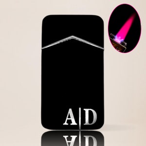 Engraved Pink Flame Refillable Butane Torch Lighters| Custom Gifts | Engraved Gifts | Unique Gifts
