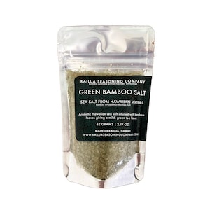 Green Bamboo Salt | Stand Up Pouch (3/4 cup)