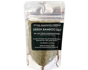 Green Bamboo Salt | Stand Up Pouch (3/4 cup)