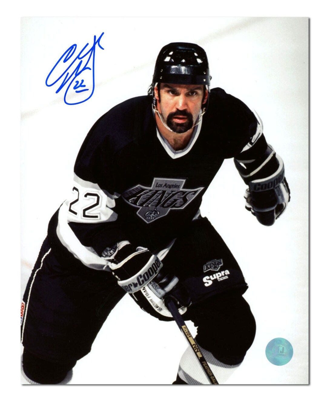 Charlie Huddy Los Angeles Kings Signed Closeup Hockey 8x10 Etsy