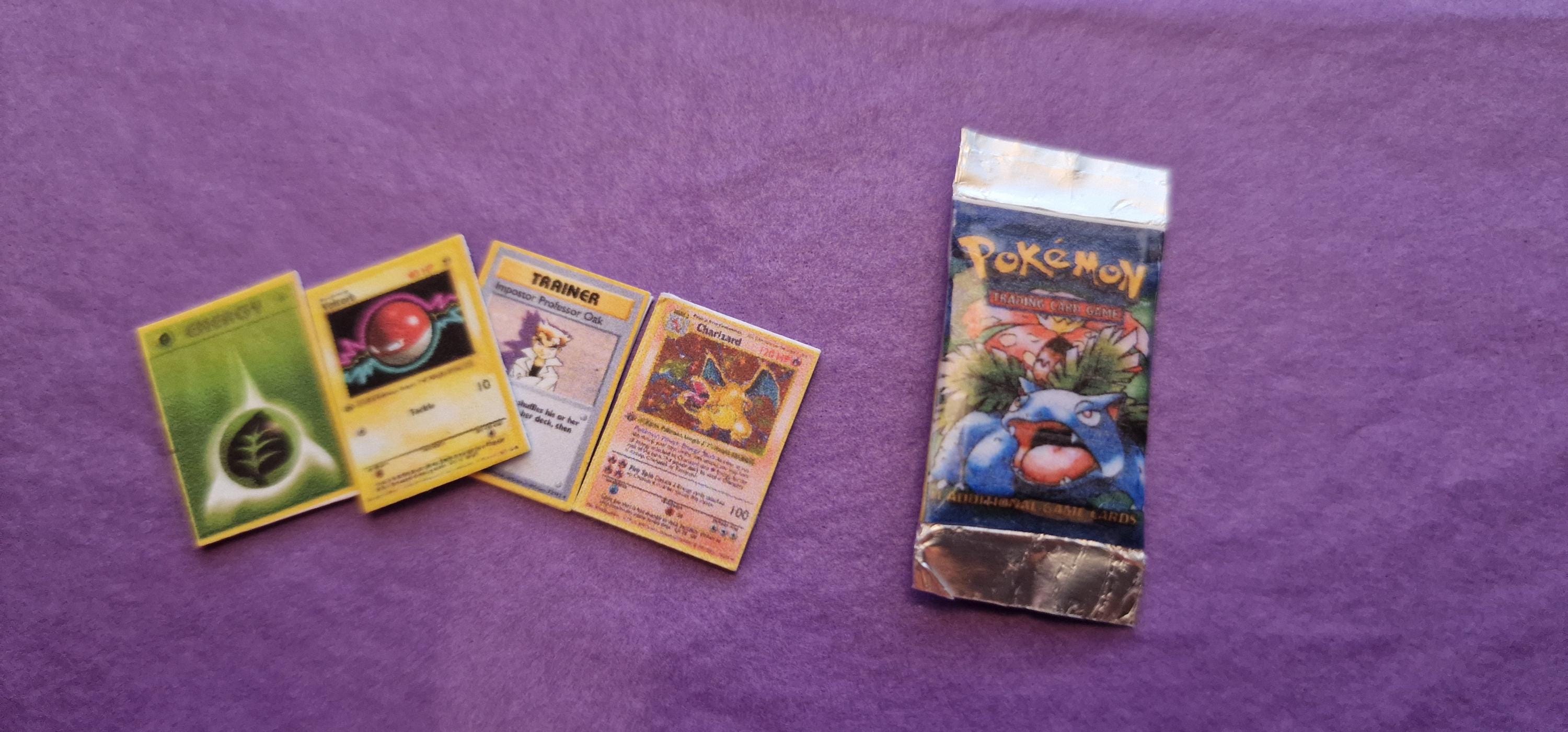 Mini Pokemon Booster Packs/ Mini Pokemon Cards (hand Made) - Etsy