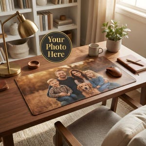 Personalized Desk Mat & Custom Mousepad | Photo Computer Mouse Pad, Gaming Desk Mat, Keyboard Mat, Custom Playmat