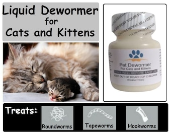 Pet Dewormer Tapeworm Plus for Cats and Kittens