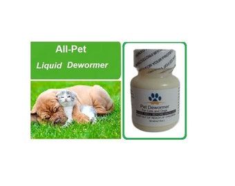 Pet Dewormer for Cats and Dogs, Safe for Kittens and Puppies of all ages