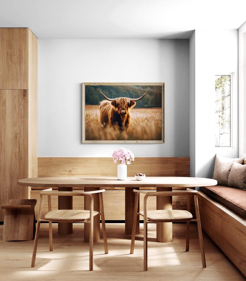 Long Haired Cattle, Scottish Highland Cattle, Digital Download image 5