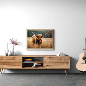 Long Haired Cattle, Scottish Highland Cattle, Digital Download image 2
