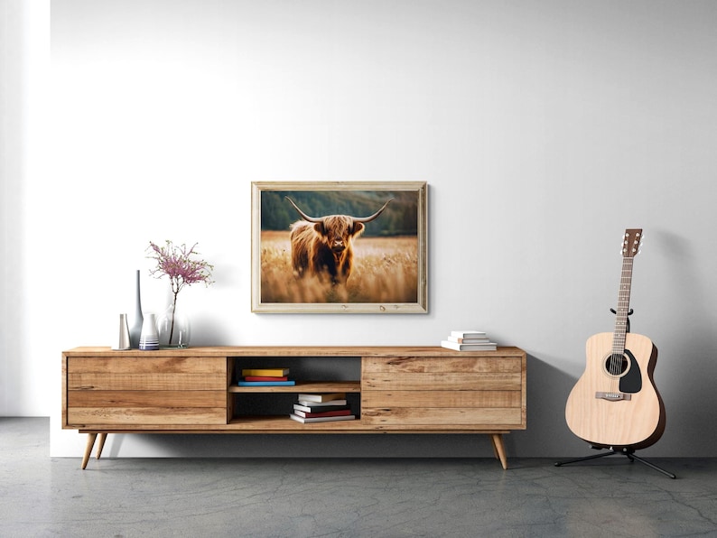 Long Haired Cattle, Scottish Highland Cattle, Digital Download image 2