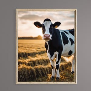 Holstein, Printable Wall Art, Digital download, Holstein