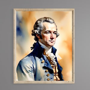 Alexander Hamilton , 1st US Secratary of Treasury under President George Washington