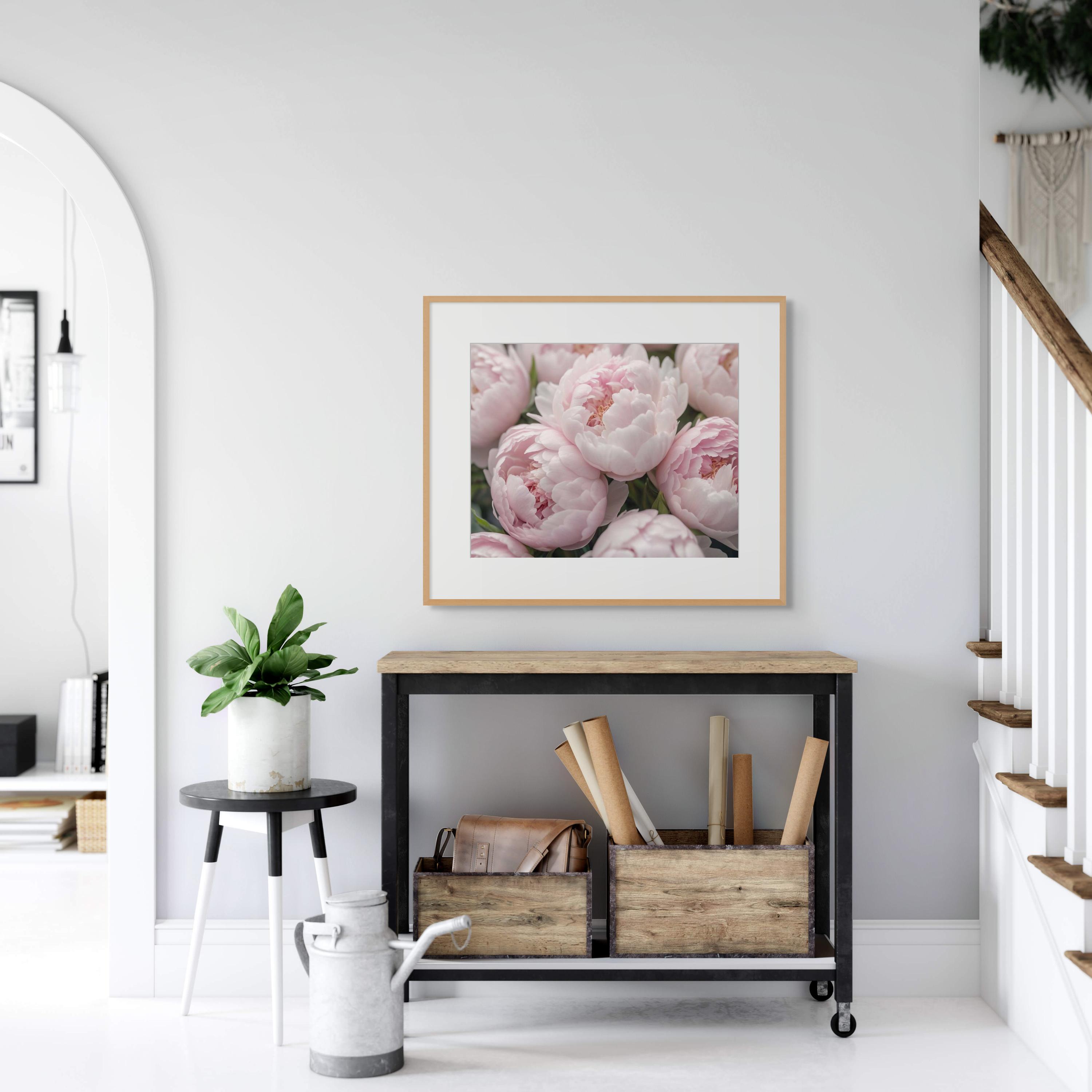 Pink Peony Print: Floral Wall Art (digital Download) - Etsy