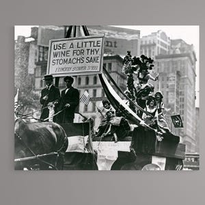 Black and white image of Prohibition Era, Digital download, Printable wall art