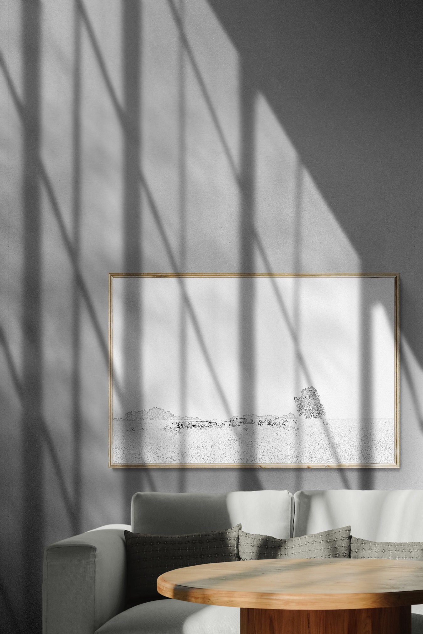 PRINTABLE WALL ART, Digital Download, Longhorns Sketch - Etsy