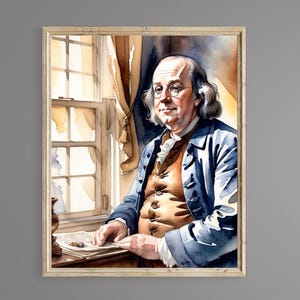 Benjamin Franklin assinou a Declaração de Independência e a Constituição dos EUA.