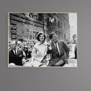 President Kennedy & Jackie: Election Portrait - Vintage Wall Art (Digital Download)