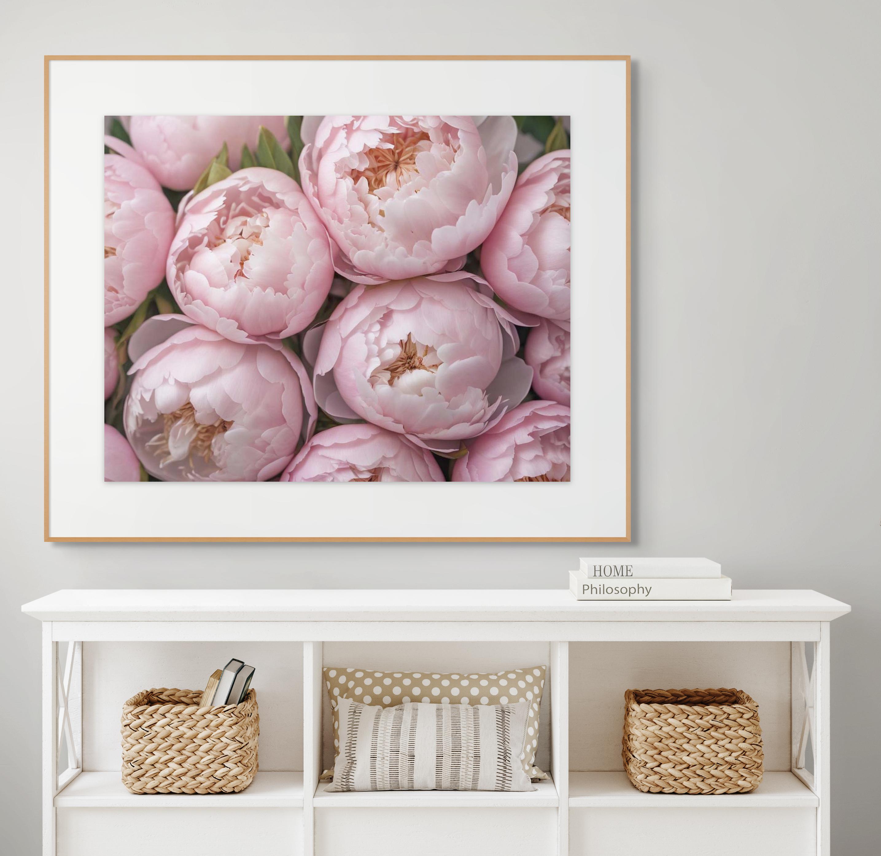 Pink Peony Print: Floral Wall Art (digital Download) - Etsy