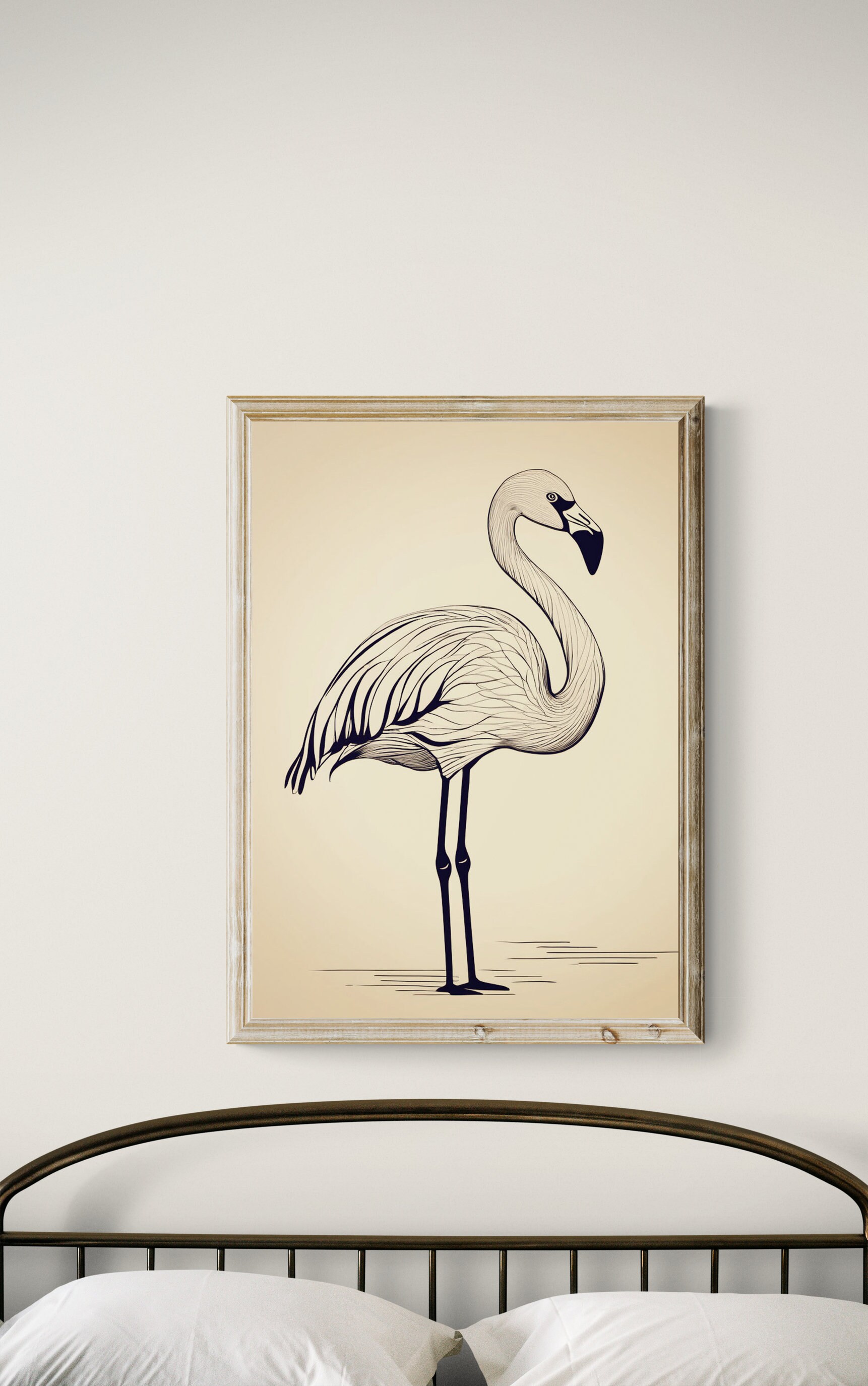 PRINTABLE WALL ART, Digital Download, Flamingo - Etsy