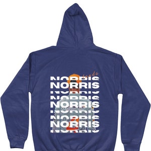 Lando Norris Formel 1 LN4 Unisex Hoodie | Mklaren | Mehrere Farben