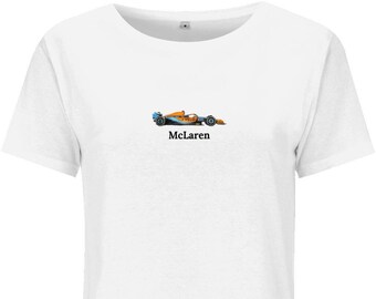 Top corto inspirado en McLaren Fórmula 1 / Varios colores / Lando Norris / Oscar Piastri / F1