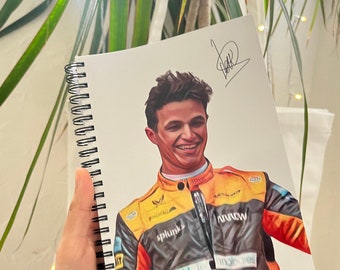 Carnet de notes Lando Norris - Mclaren Cahier à spirales | Formule 1