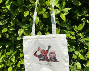 Lando & Charles - "Lando we can be world champion" Tote bag | Formula 1