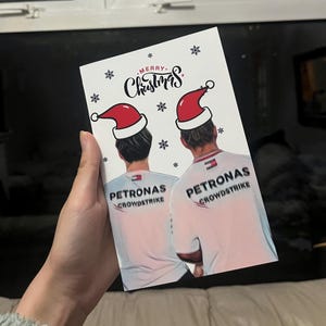 Ruhepolische Mercedes Weihnachtskarte | F1 | Formel 1 | Mercedes | Geschenk | Weihnachten