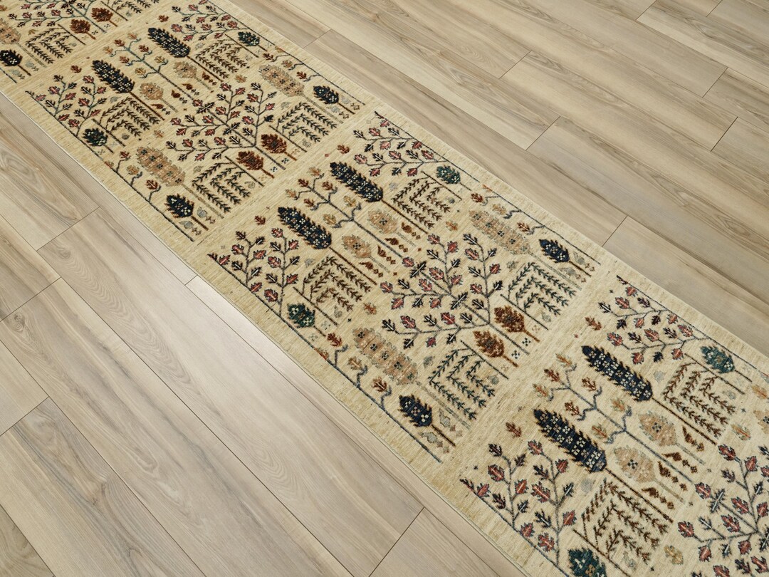 14x25 Long Runner Rug 15 Ft Beige Serapi Runner - Afghan Handmade Rug - Wool Rug - Long ...