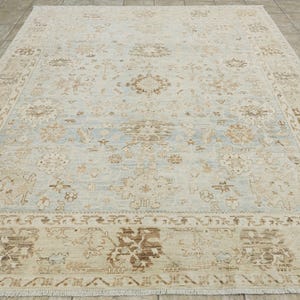 Alfombra Serapi vintage de 2,4 x 3 m - Alfombra tradicional anudada a mano - Alfombra vintage - Alfombra persa - Alfombra de área