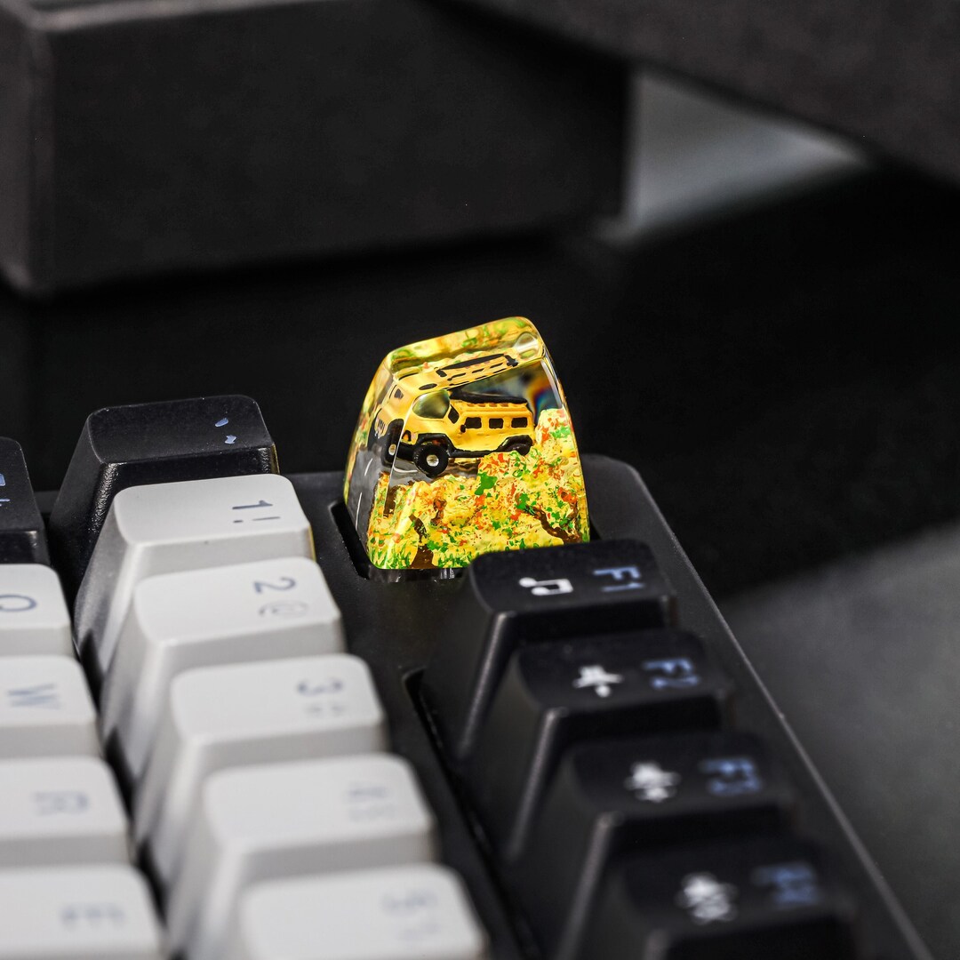 Car Keycap Artisan Keycap Keycap Gifts Keycaps Resin Etsy