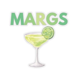 MARGS Margarita Sticker Kiss-Cut * Happy Hour * Tequila * Mexikanisch * Trinkflasche * Journal * Notizbuch * Planer * Brunch * Happy Hour