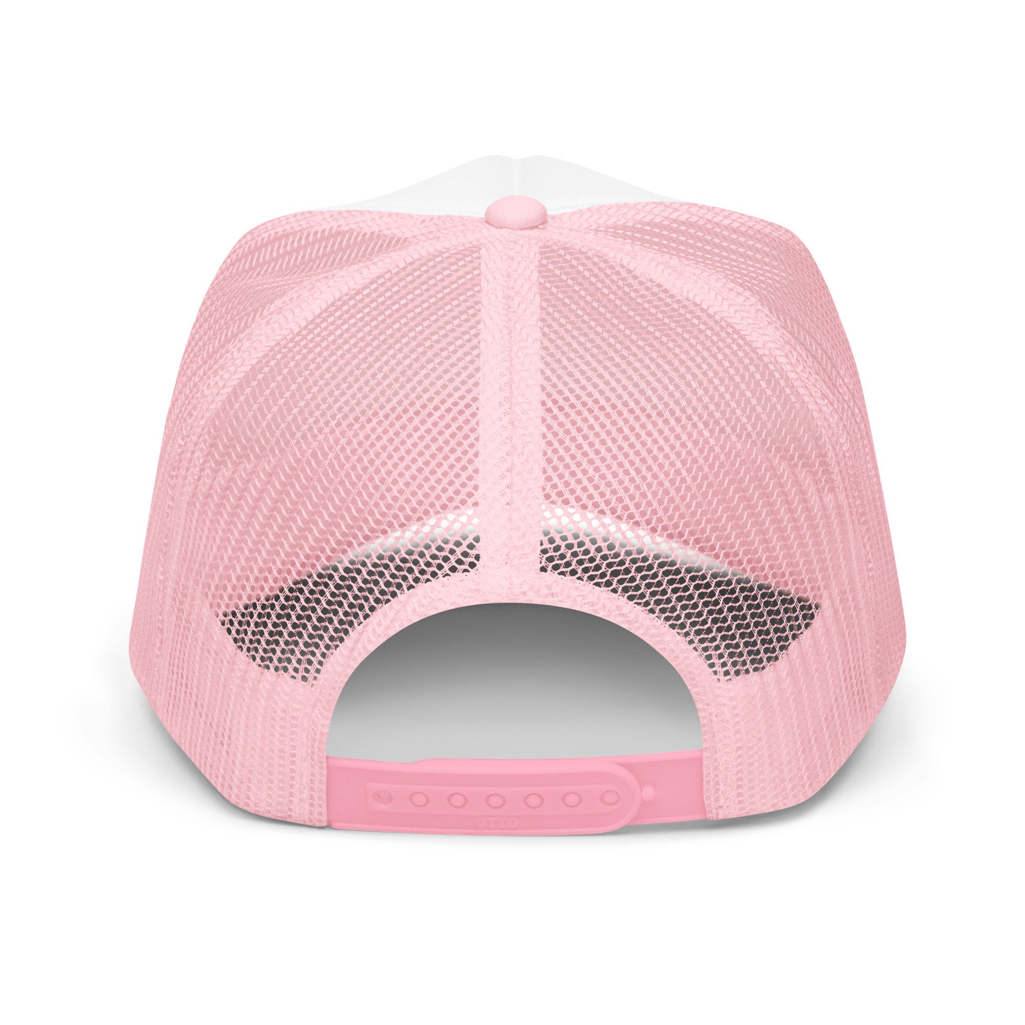 Friday Feelin Salty Moms Club Trucker Hat Pink main image 1