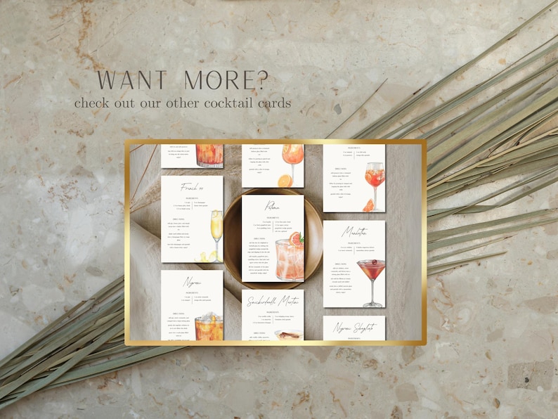Cocktail Recipe Card Printable - Il 794xN.6569465400 B24u 