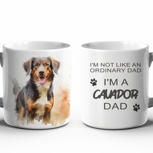 Cavador coffee mug, Labrador x cavalier