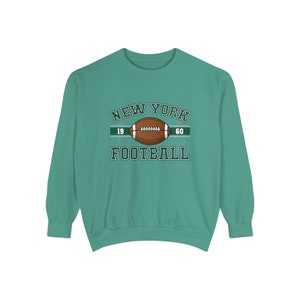 Comfort Colors Sweatshirt, New York Rundhalspullover, Jets Apparel, NY Jets Fan Geschenk, New York Fussball, Green Jets Shirt, Jets New York