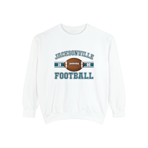 Comfort Colors Sweatshirt, Jacksonville Crewneck sweater, Jaguar Apparel, Jaguars fan gift, Jacksonville football, Jaguars Shirt, Florida