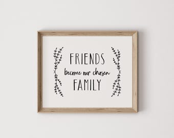 friends print, friends quote, friends art, friends printable, friendship print, friendship quote, friendship art, friendship printable