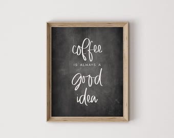 coffee bar sign, coffee print, coffee quote, coffee art, coffee wall art, coffee printable, coffee lover gift, digital print, wall art