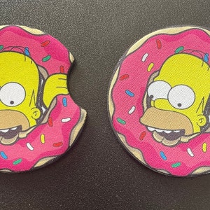 Homer Donut Auto Untersetzer