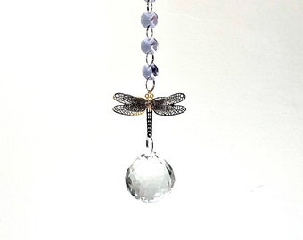 Dragonfly Suncatcher Rainbow Maker | Gift Box & Card - Wedding - Mothers Fathers Day - Memorial -Friendship