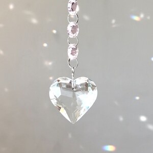 Heart SunCatcher Rainbow Maker In Gift Box with Card and Donation
