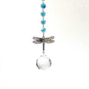 Dragonfly SunCatcher Crystal Rainbow Maker in Gift Box with Card & Donation