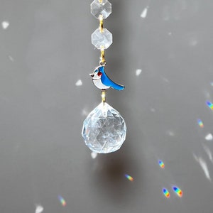 Bluebird Suncatcher Rainbow Maker - in geschenkverpakking met kaart - gedenkteken - verjaardag - jubileum - Moederdag